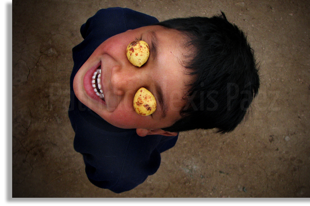 niño-sonriendo-riendo-alegre-mirando-hacia-arriba-con-cuesco-en-sus-ojos-cenital-illapelino-chile-alegria-book-studio-estudio